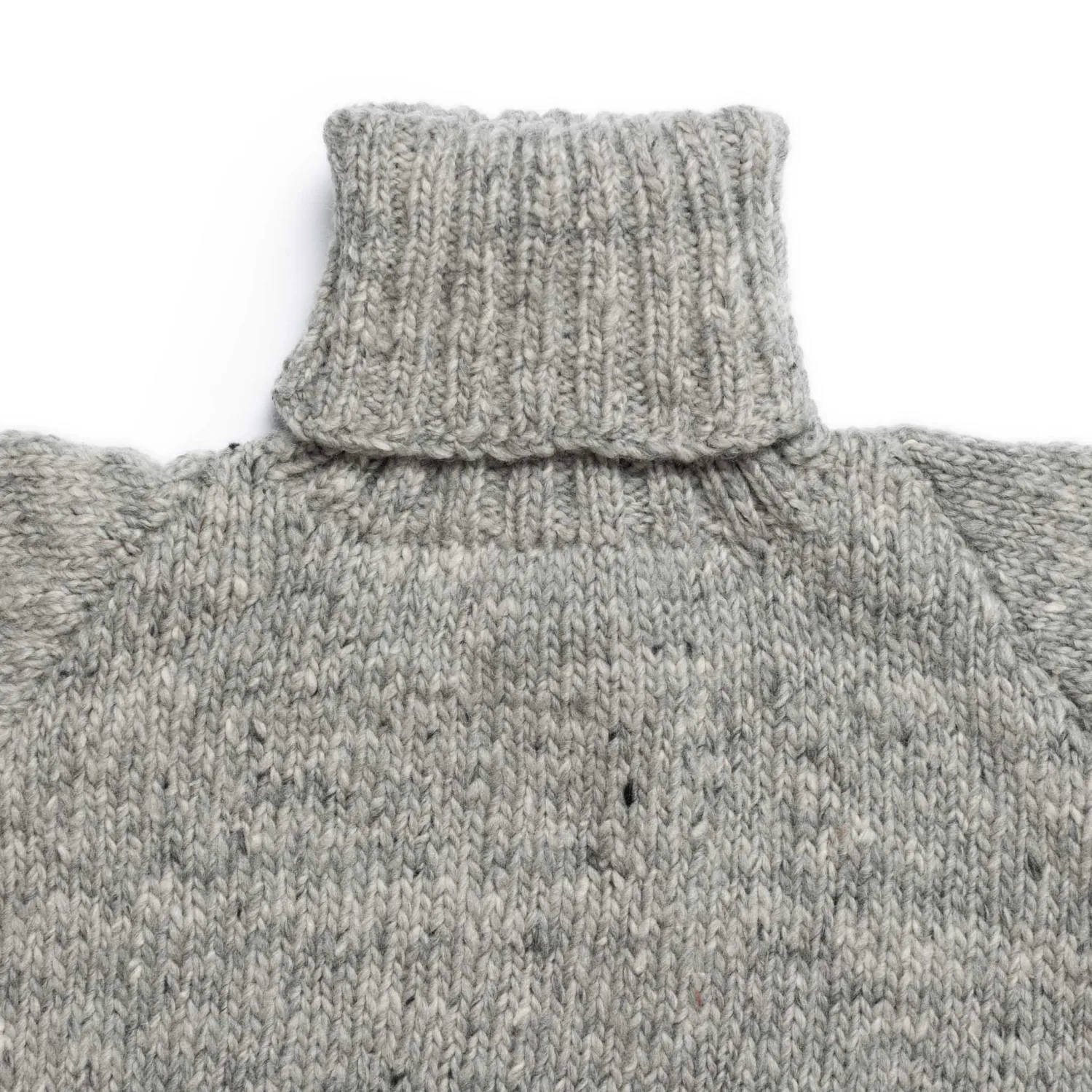 Chamula Knitwear<Turtleneck Pullover Pearl Grey