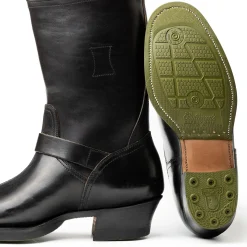 Clinch by Brass Tokyo Clinch<Clinch Engineer Boots CN Soft-toe Last OD Black Horsebutt