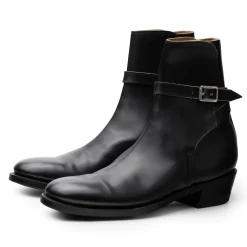 Clinch by Brass Tokyo Clinch<Clinch Jodhpur Boots Black Calf CN Wide
