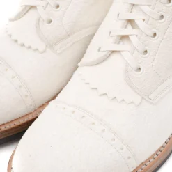 Clinch by Brass Tokyo Clinch<Clinch Lace Up Boots White Roughout Suede