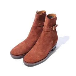 Clinch by Brass Tokyo x Allevol Clinch<Clinch x Allevol Jodhpur Boots Shinki Horsehide Suede Brown