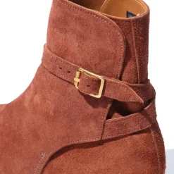 Clinch by Brass Tokyo x Allevol Clinch<Clinch x Allevol Jodhpur Boots Shinki Horsehide Suede Brown