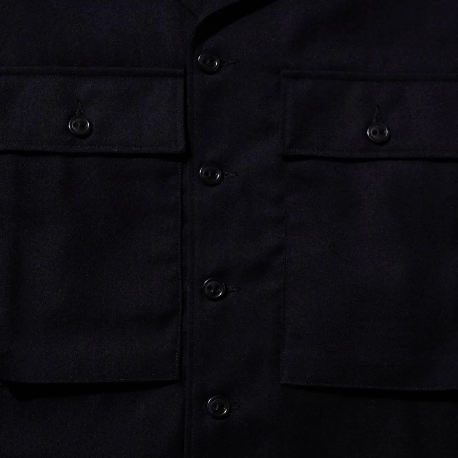 Coherence Jackets And Coats<Vernon-D Rover Wool Twill D.Blue