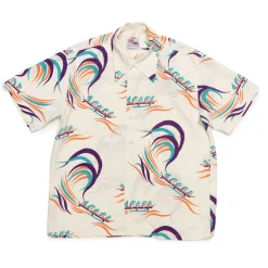 Duke Kahanamoku Shirts|Hawaiian Shirt<Special Edition 'Hawaiian Paddle' Hawaiian Shirt Ivory