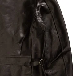 Fine Creek Leather Leather Jackets<s 'Top Field' Horsehide Leather Jacket Black