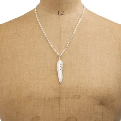 First Arrow's First Arrow's<Kazekiri Silver Feather Pendant P-428