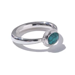 First Arrow's First Arrow's<Loop Ring w/Turquoise (R-030)
