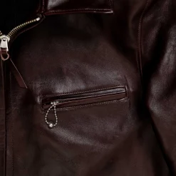 Fountain Head Leathers Leather Jackets<Alpha Horsehide Leather Jacket Brown