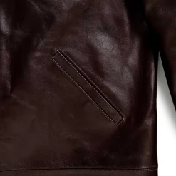 Fountain Head Leathers Leather Jackets<Alpha Horsehide Leather Jacket Brown
