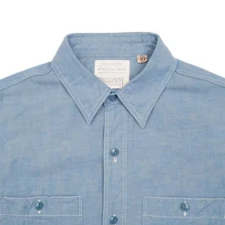 Full Count Shirts<Chambray Shirt Blue