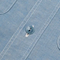 Full Count Shirts<Chambray Shirt Blue