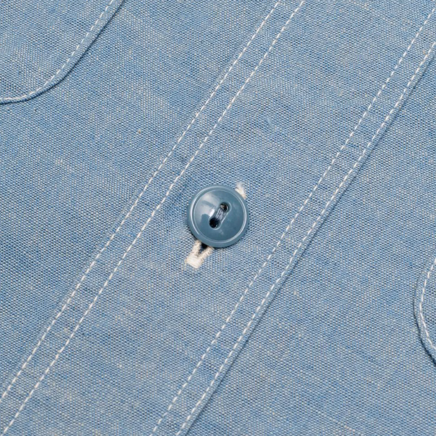 Full Count Shirts<Chambray Shirt Blue