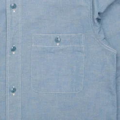 Full Count Shirts<Chambray Shirt Blue