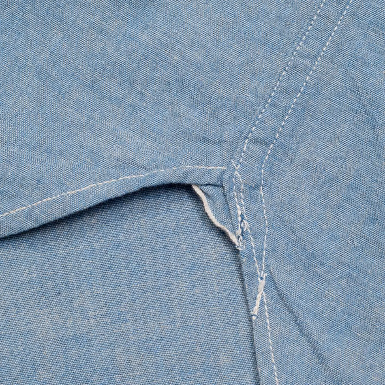 Full Count Shirts<Chambray Shirt Blue