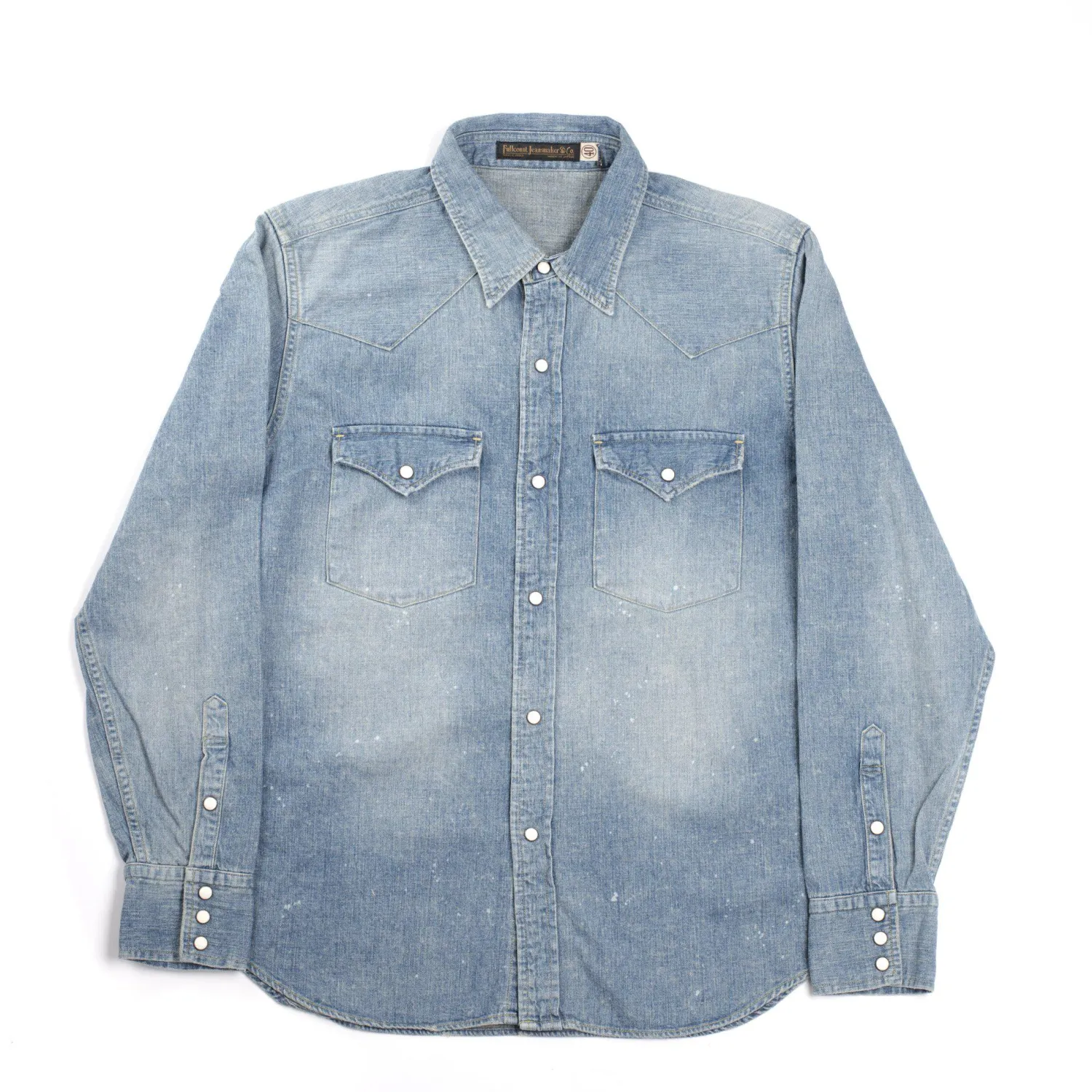Full Count Shirts<4894HW Denim Western Shirt