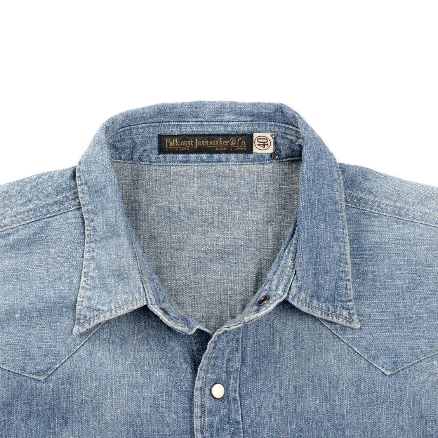 Full Count Shirts<4894HW Denim Western Shirt