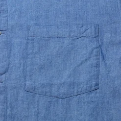 Full Count Shirts<Relax S/S Chambray Shirt Indigo