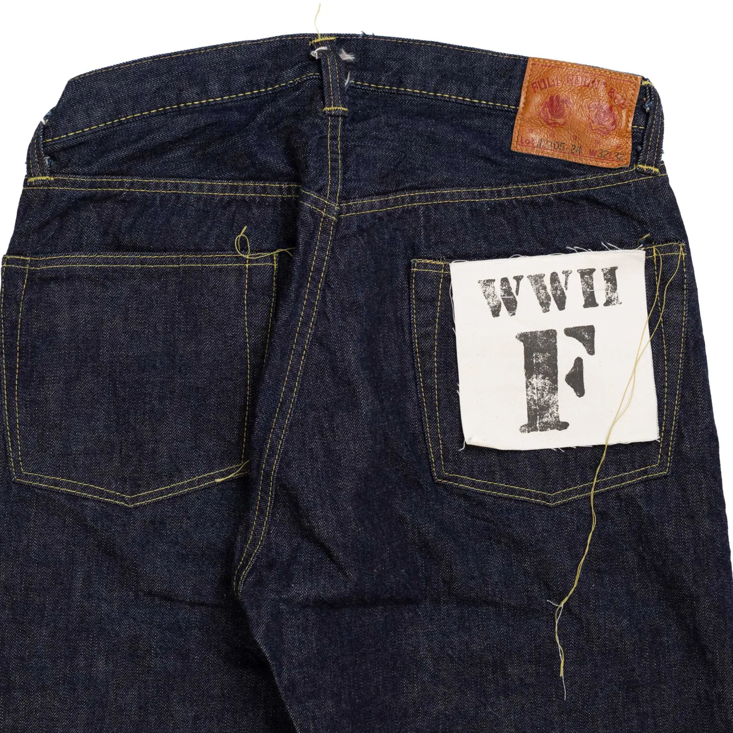 Full Count Jeans|Jeans<S0105 WWII Model Brown Cotton Denim Jeans Indigo