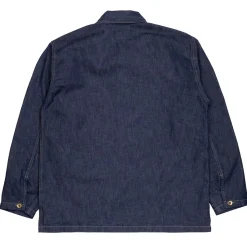 Full Count Shirts<US Army Pullover Shirt Denim