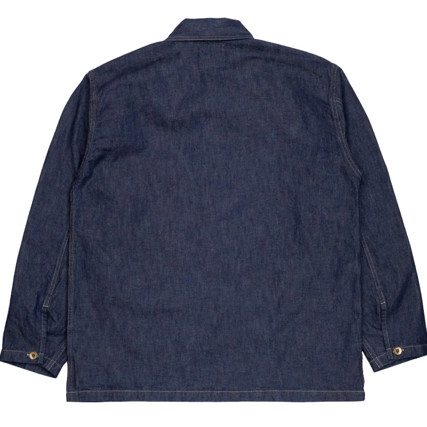 Full Count Shirts<US Army Pullover Shirt Denim