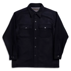 Full Count Shirts<Wool CPO Shirt Navy