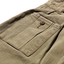 Haversack Pants & Trousers|Chinos<Herringbone Gurkha Pants Brown