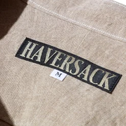 Haversack Shirts<Linen Dungaree Pullover Shirt Beige