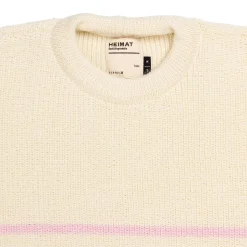 Heimat Knitwear<For Clutch Cafe Mariner Sweater Seashell/Pink
