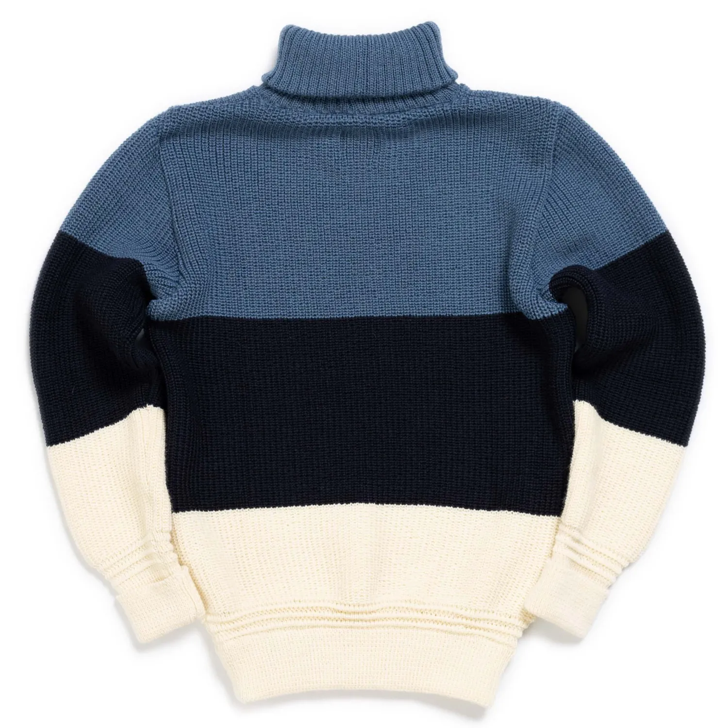 Heimat Knitwear<Signal Stripes Sweater Seashell/Ink/Trail Blue