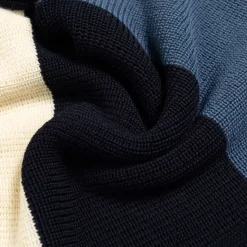 Heimat Knitwear<Signal Stripes Sweater Seashell/Ink/Trail Blue