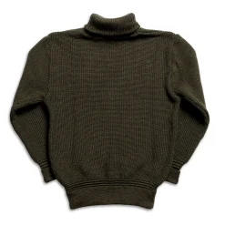 Heimat Knitwear<U-Boat Roll Neck Military Green