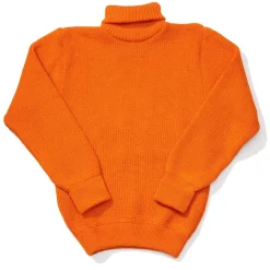 Heimat Knitwear<U-Boat Roll Neck Rescue Orange