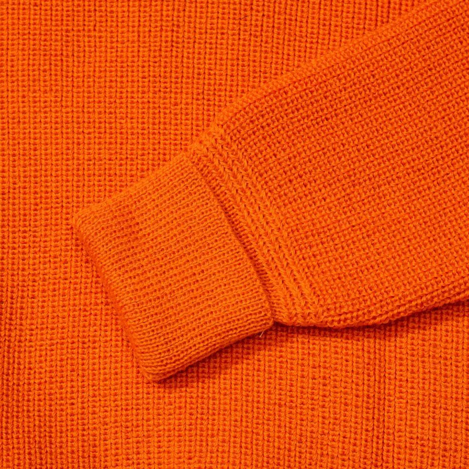Heimat Knitwear<U-Boat Roll Neck Rescue Orange