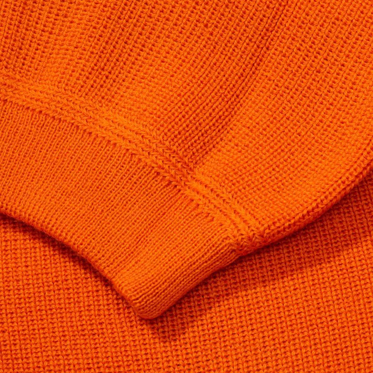 Heimat Knitwear<U-Boat Roll Neck Rescue Orange