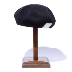 H.W. Dog H W Dog<Cotton Club Basic Beret Black