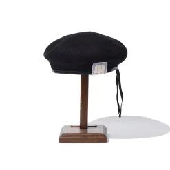 H.W. Dog H W Dog<Leather Beret 63 Black