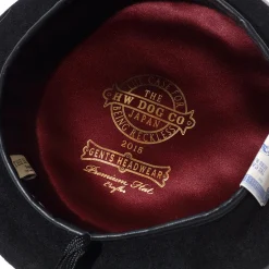 H.W. Dog H W Dog<Leather Beret 63 Black