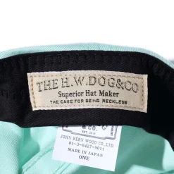 H.W. Dog H W Dog<Plain 6 Panel Cap L. Green