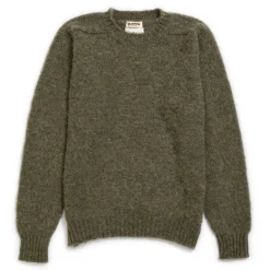 Jamieson's Of Shetland Knitwear<Jamieson's For Clutch Cafe Brushed Shetland Sweater Artichoke