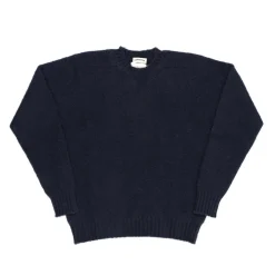 Jamieson's Of Shetland Knitwear<Jamieson's For Clutch Cafe Brushed Shetland Sweater Dark Navy
