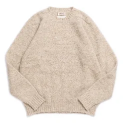 Jamieson's Of Shetland Knitwear<Jamieson's For Clutch Cafe Brushed Shetland Sweater Mooskit White