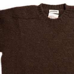 Jamieson's Of Shetland Knitwear<Jamieson's For Clutch Cafe Brushed Shetland Sweater Leather