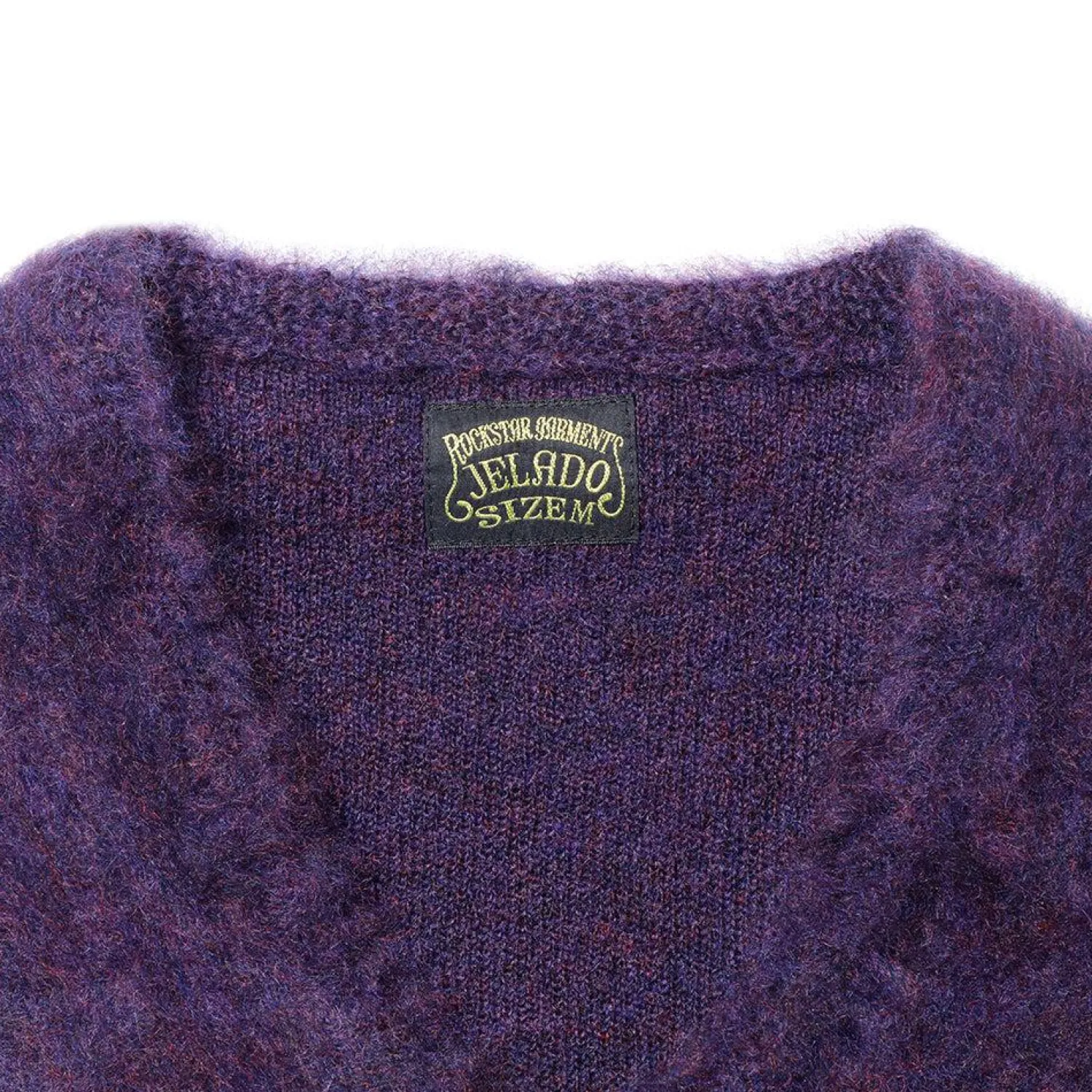 Jelado Knitwear<'Cobain' Mohair Cardigan Purple