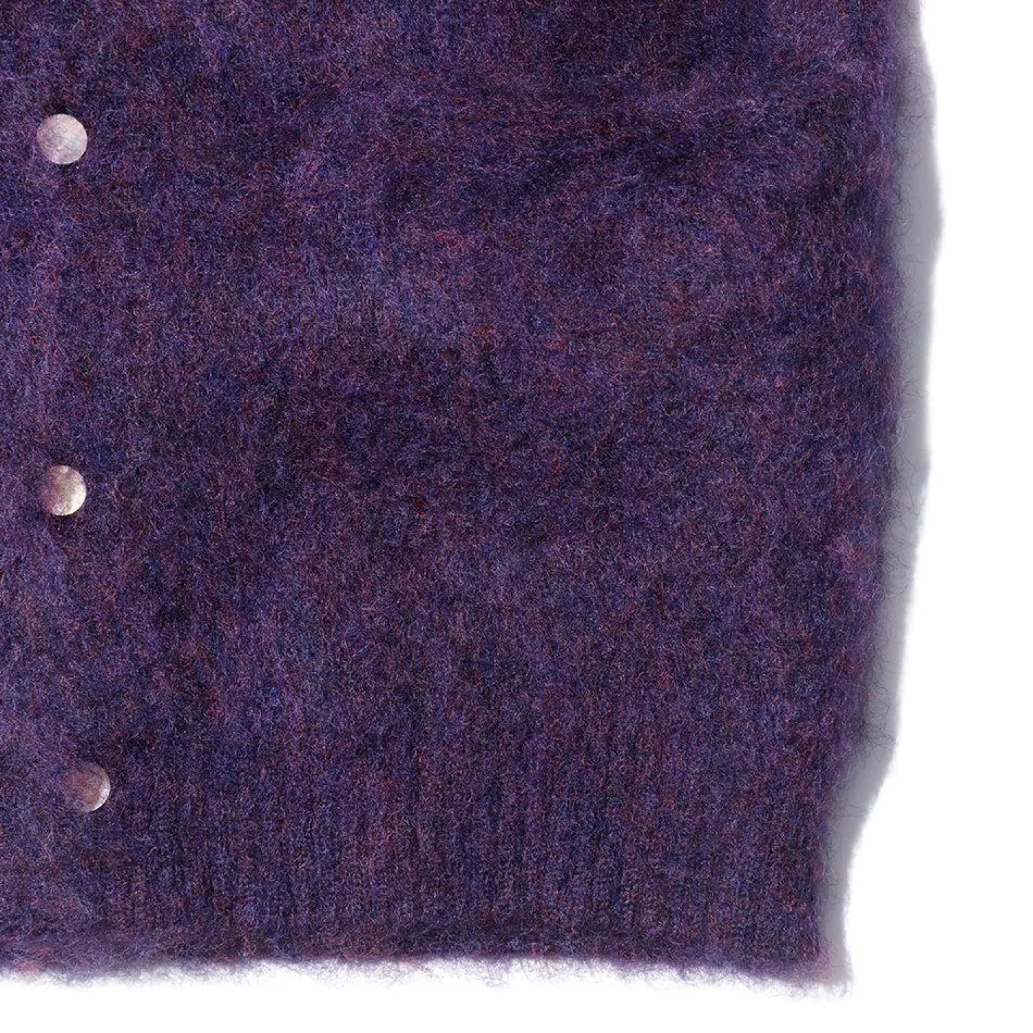 Jelado Knitwear<'Cobain' Mohair Cardigan Purple