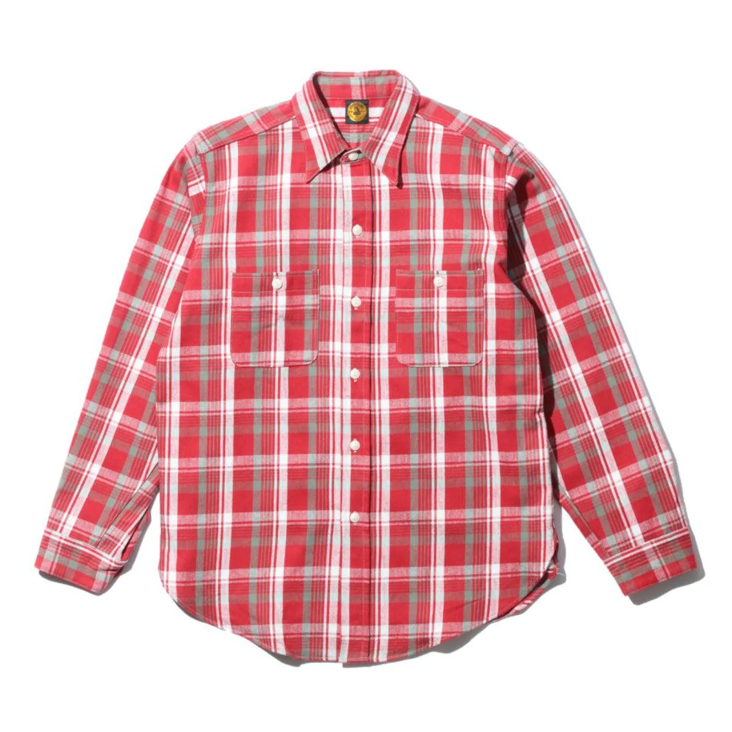 Warehouse & Co x John Gluckow Shirts<John Gluckow x Warehouse & Co Lot. JG-06 Storm Shirt Burgundy