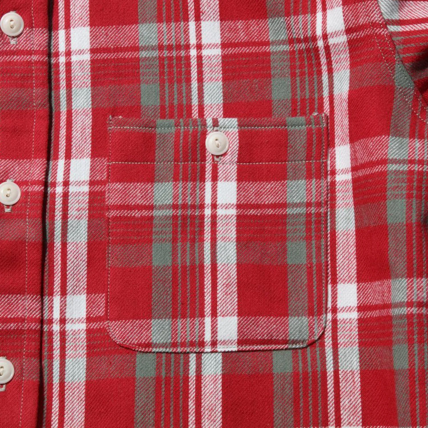 Warehouse & Co x John Gluckow Shirts<John Gluckow x Warehouse & Co Lot. JG-06 Storm Shirt Burgundy