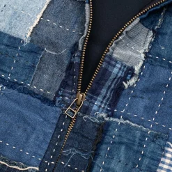 Kuon Jackets And Coats<Boro Panelled Work Jacket Navy