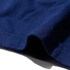 Kuon T-shirts & Undershirts<Boro Striped Pocket T-Shirt Navy