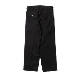 Kuon Pants & Trousers<Brushed Drill Single Pleated Trousers Black