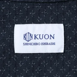 Kuon Shirts<Cross Sashiko Shirt Navy